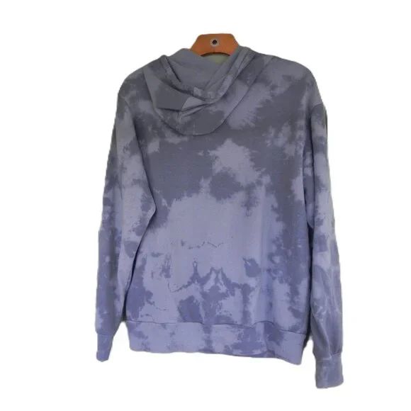 NASA Blue Tie-Dye Hoodie Sweatshirt Mad Engine Men's Unisex Size Small Space - Picture 7 of 8